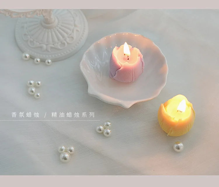 Tulip Scented Candles – Handmade Decorative Flower Candles - candletown.net