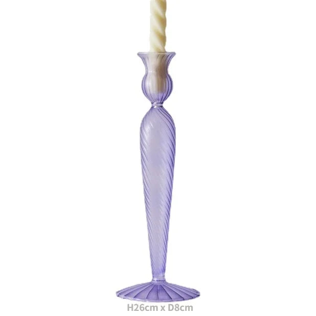 Colorful Glass Candle Holder - candletown.net