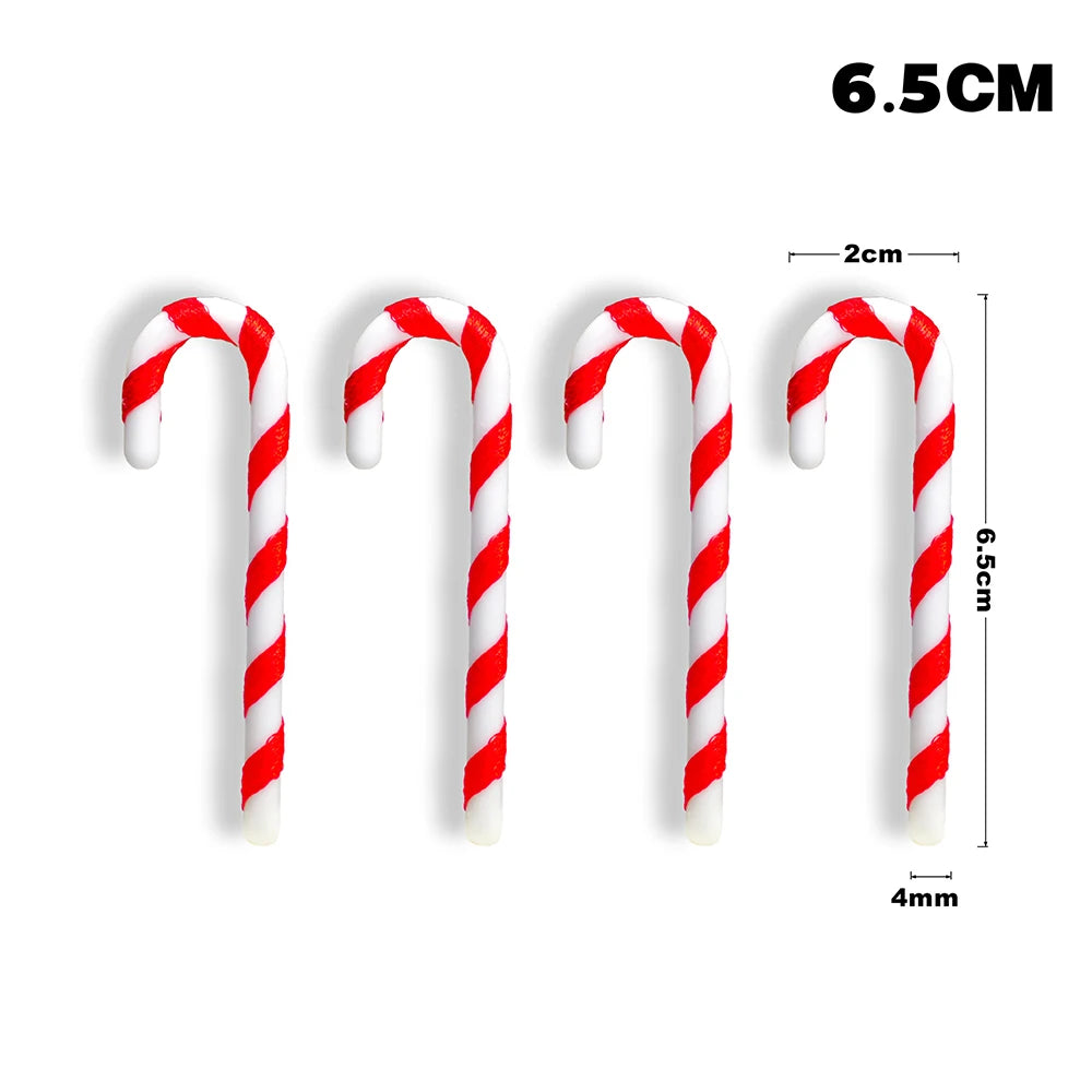 Candy Cane Christmas Ornaments – 30pcs Set