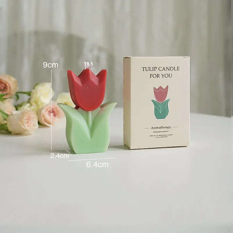 Handmade Tulip Soy Wax Candle - candletown.net