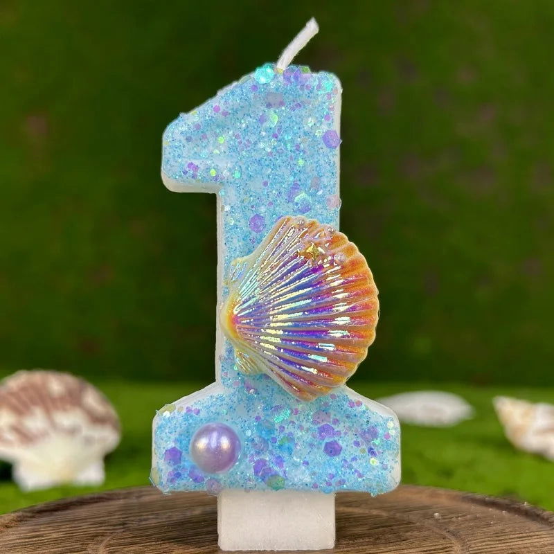 Seashell Birthday Cake Candles – Elegant Coastal Designs for Celebrations - candletown.net