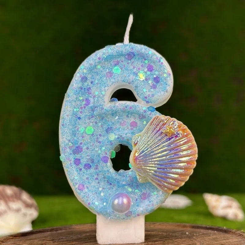 Seashell Birthday Cake Candles – Elegant Coastal Designs for Celebrations - candletown.net