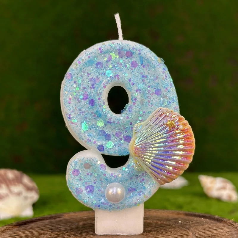 Seashell Birthday Cake Candles – Elegant Coastal Designs for Celebrations - candletown.net