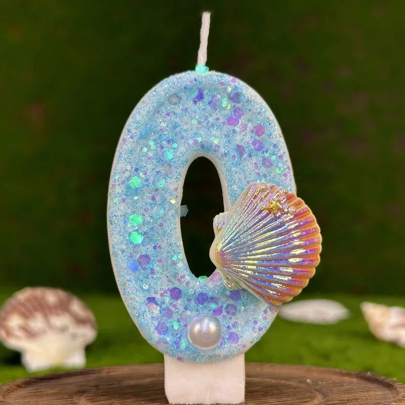 Seashell Birthday Cake Candles – Elegant Coastal Designs for Celebrations - candletown.net