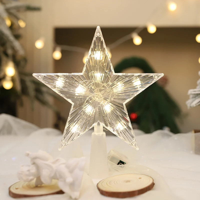 LED Christmas Tree Star Topper – 15 cm