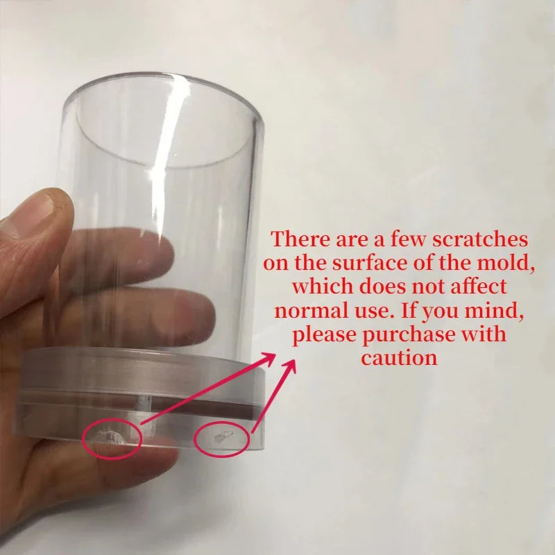 Large Cylindrical Candle Mold for DIY Pillar Candles