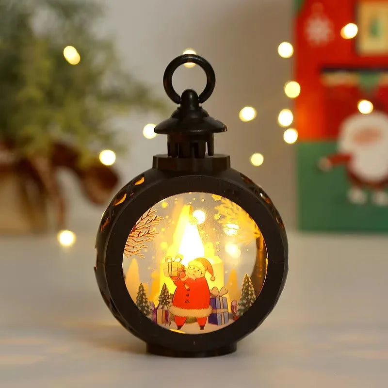 Christmas LED Candle Lantern – Santa & Snowman Edition