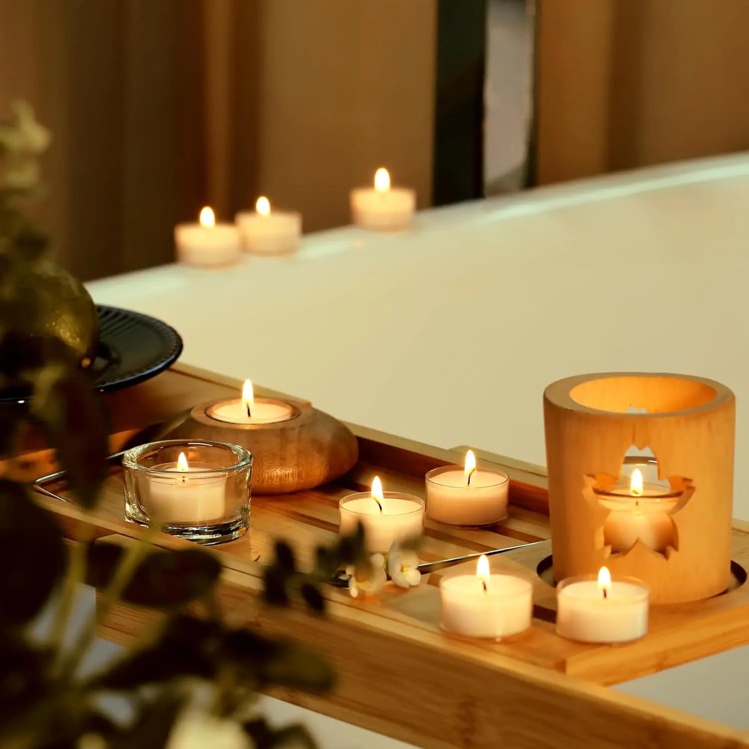Beeswax Tealight Candles - candletown.net