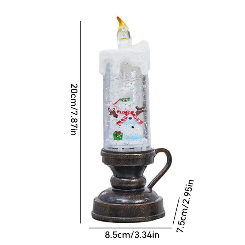 LED Pillar Candle with Handle – Flameless Christmas Candle