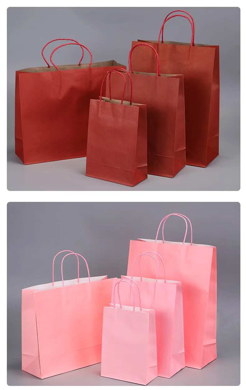 Colorful Paper Gift Bags – Multiple Shades for All Celebrations - candletown.net