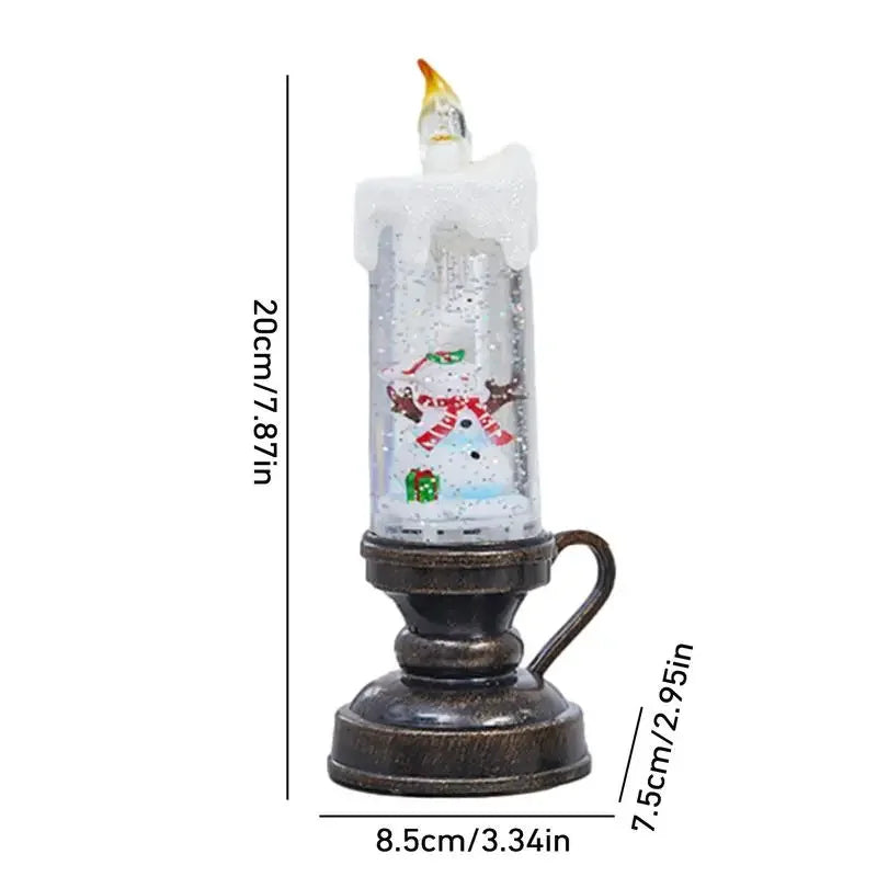 LED Pillar Candle with Handle – Flameless Christmas Candle