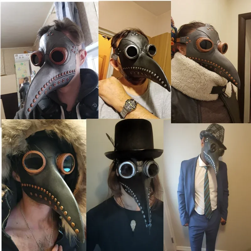 Plague Doctor Costume with Cape & Mask – Halloween Cosplay Set - candletown.net