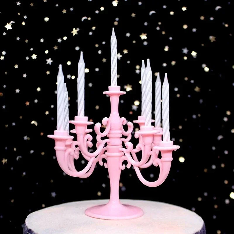 Cake Candle Set with Holders (9pcs) - candletown.net