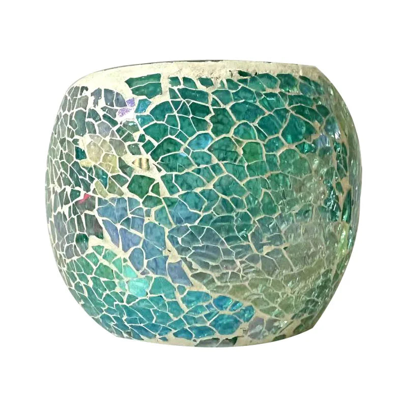 Glass Mosaic Candle Holder