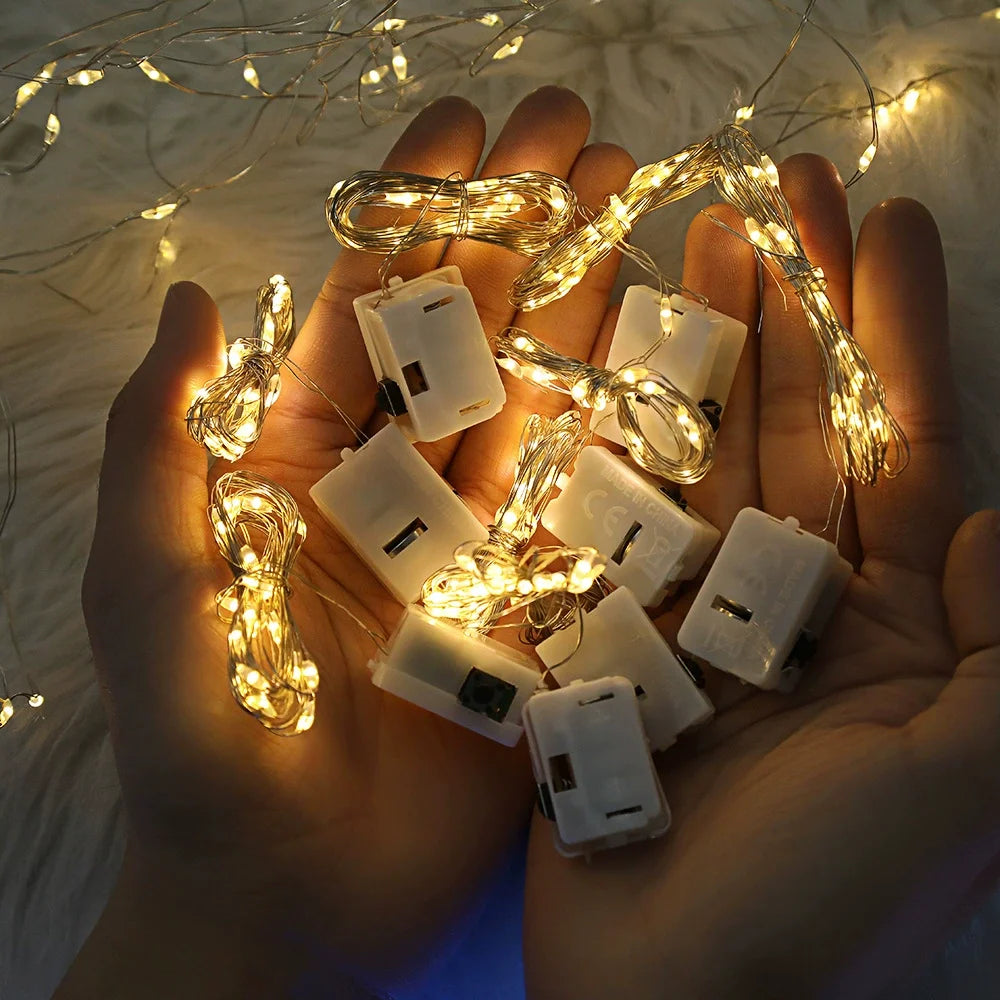 LED Fairy Lights Battery Powered Garland Lights - candletown.net