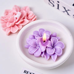 Frangipani Gardenia Flower Silicone Candle Mold