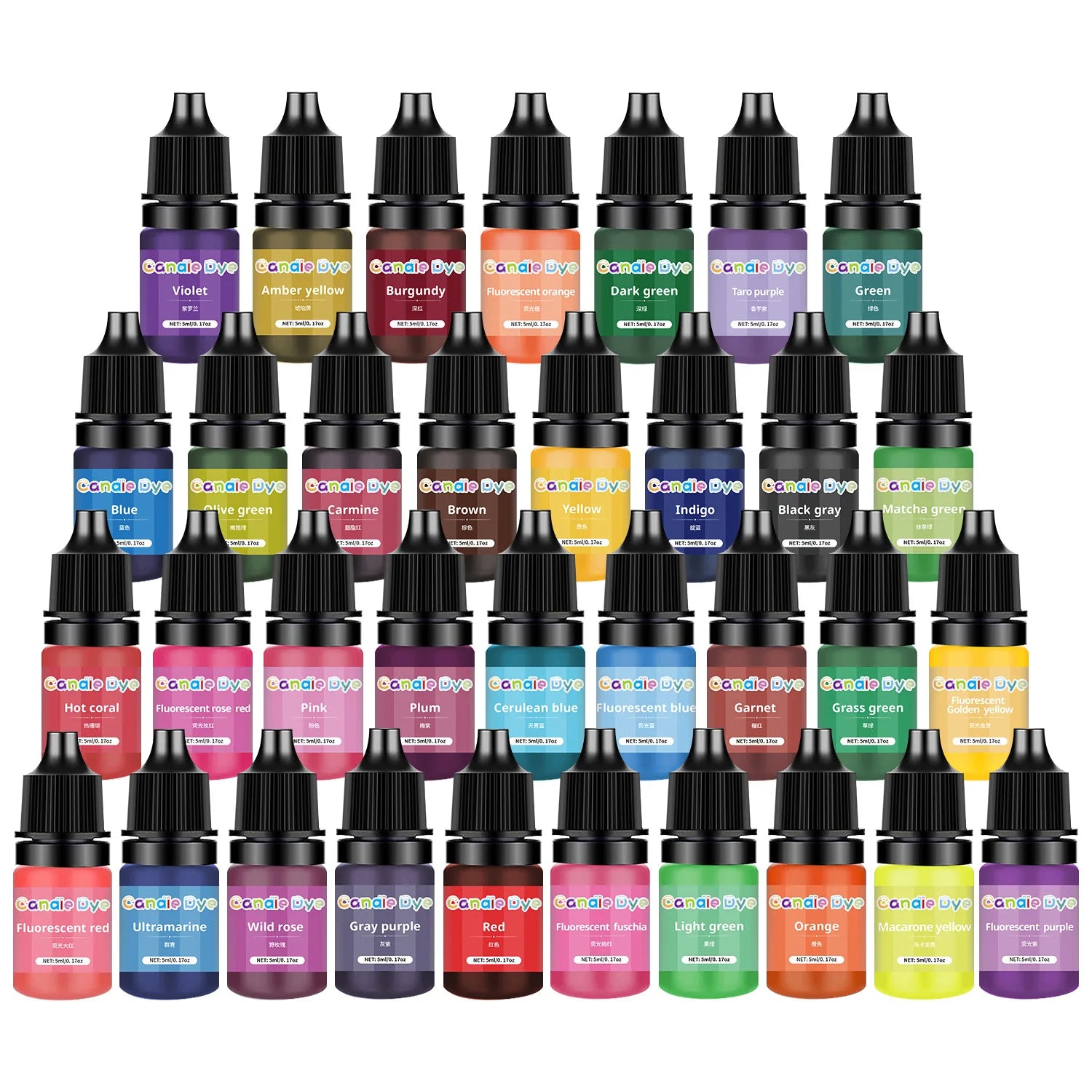 33 Colors Candle Wax Pigment Set