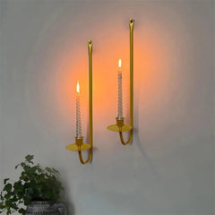Retro Wall Mount Fireplace Candle Holder