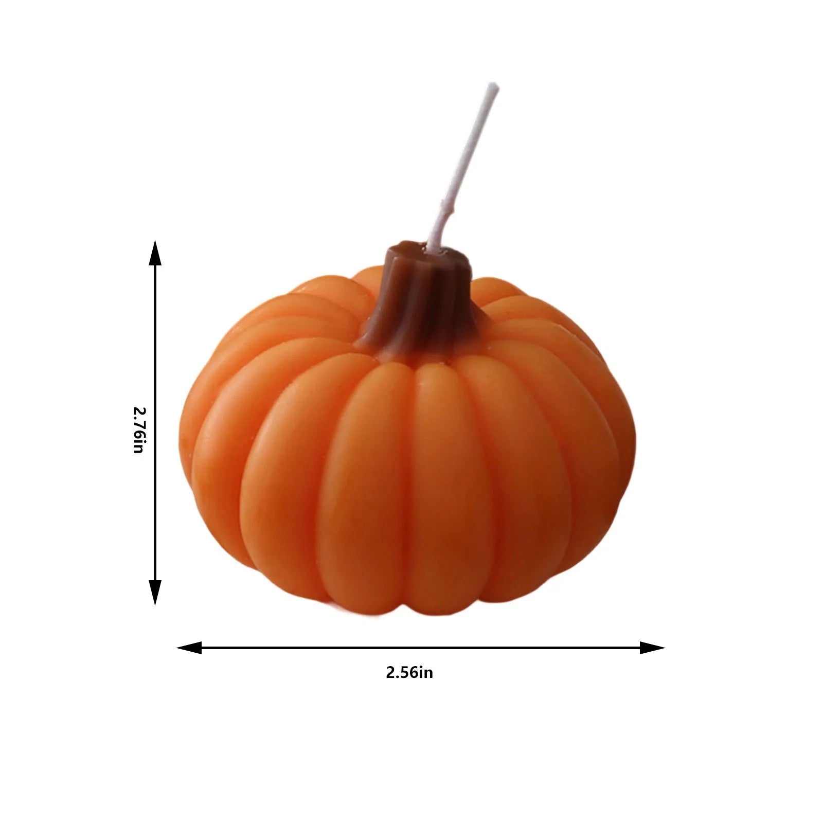 Pumpkin Shaped Candle – Halloween & Autumn Decorative Candle