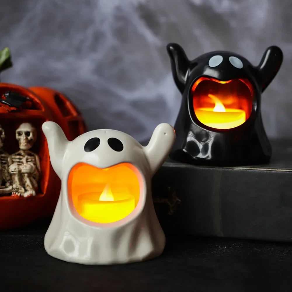 Halloween Ghost LED Flameless Candle Decoration
