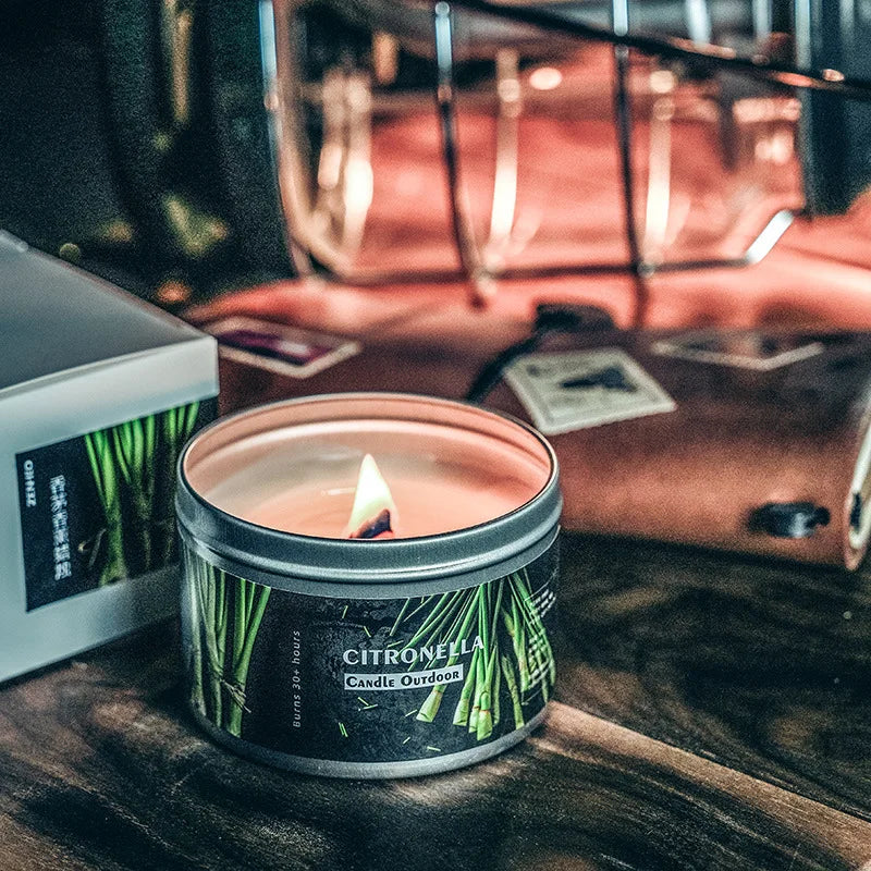 180g Citronella Candle – Natural Mosquito Repellent for Outdoors & Home