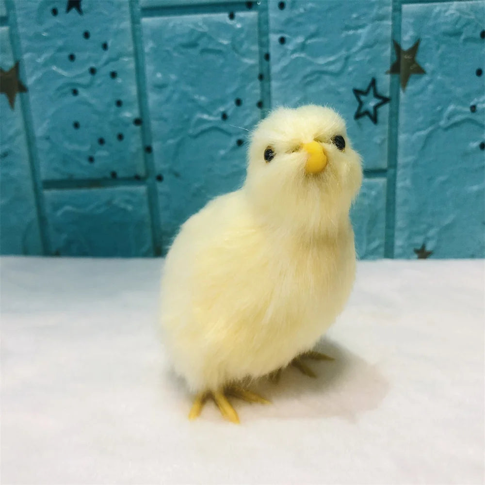 Fluffy Easter Chick Decoration – Cute & Festive Spring Ornament - candletown.net