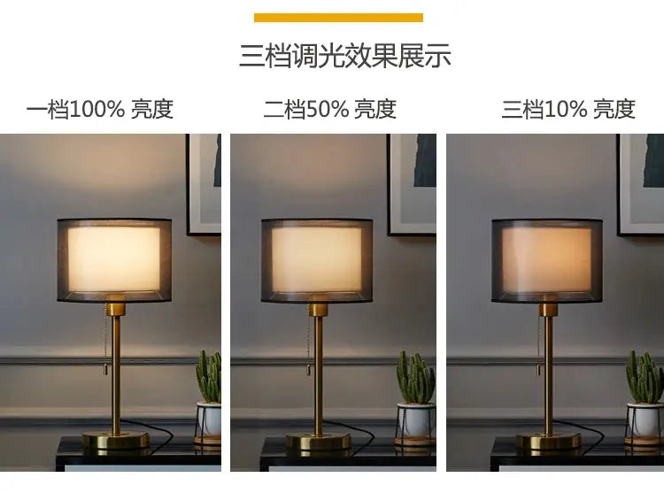 American Gold Table Lamp – Nordic Modern Luxury Design - candletown.net