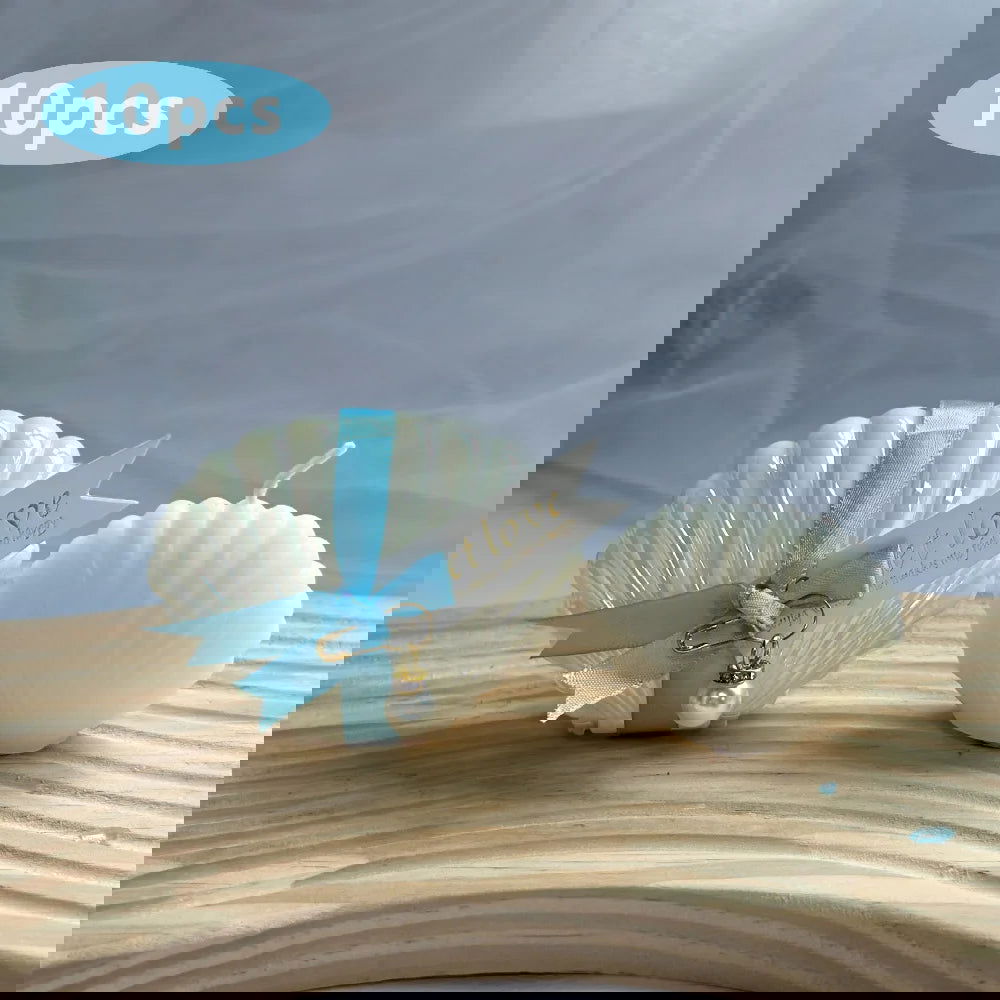 Shell Pearl Scented Candle - Freesia Wedding Favors & Holiday Gifts - candletown.net