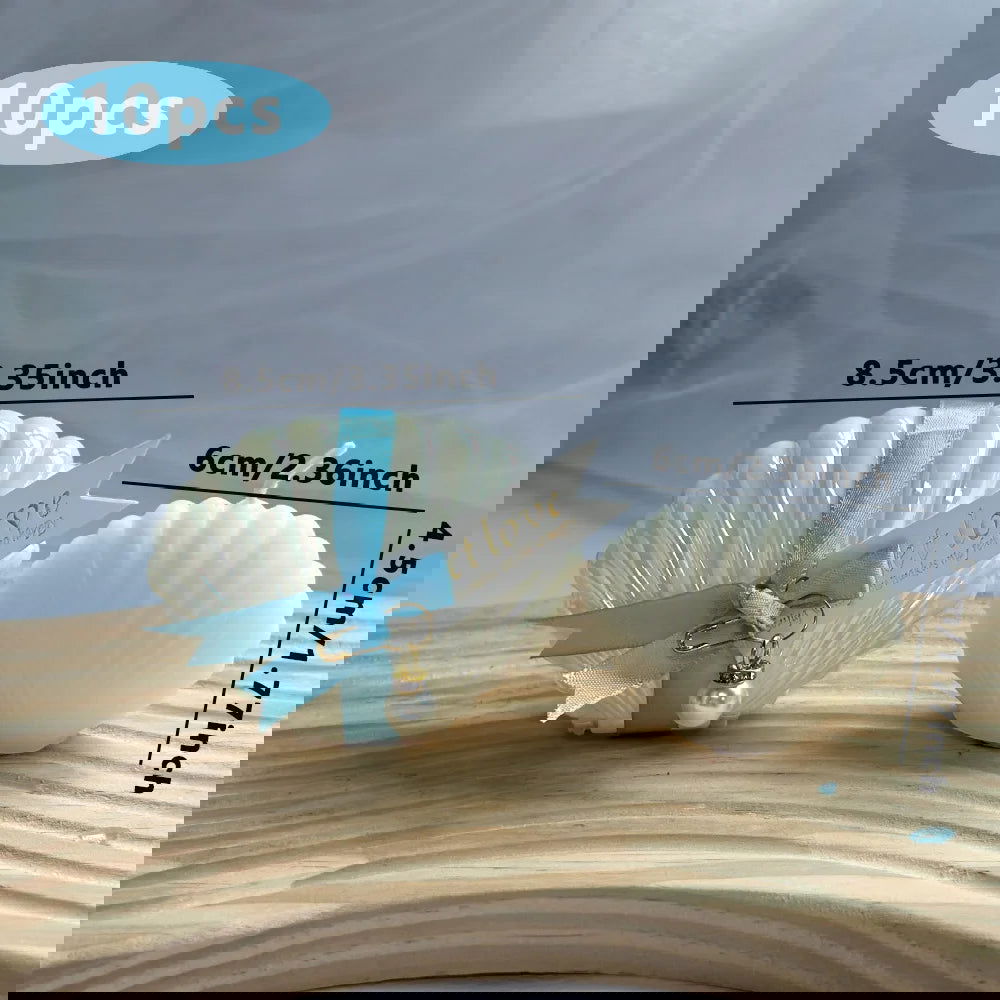 Shell Pearl Scented Candle - Freesia Wedding Favors & Holiday Gifts - candletown.net