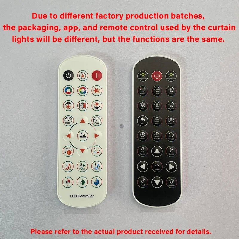 Smart Curtain Lights with Bluetooth App Control - RGB LED String for DIY Decor - candletown.net