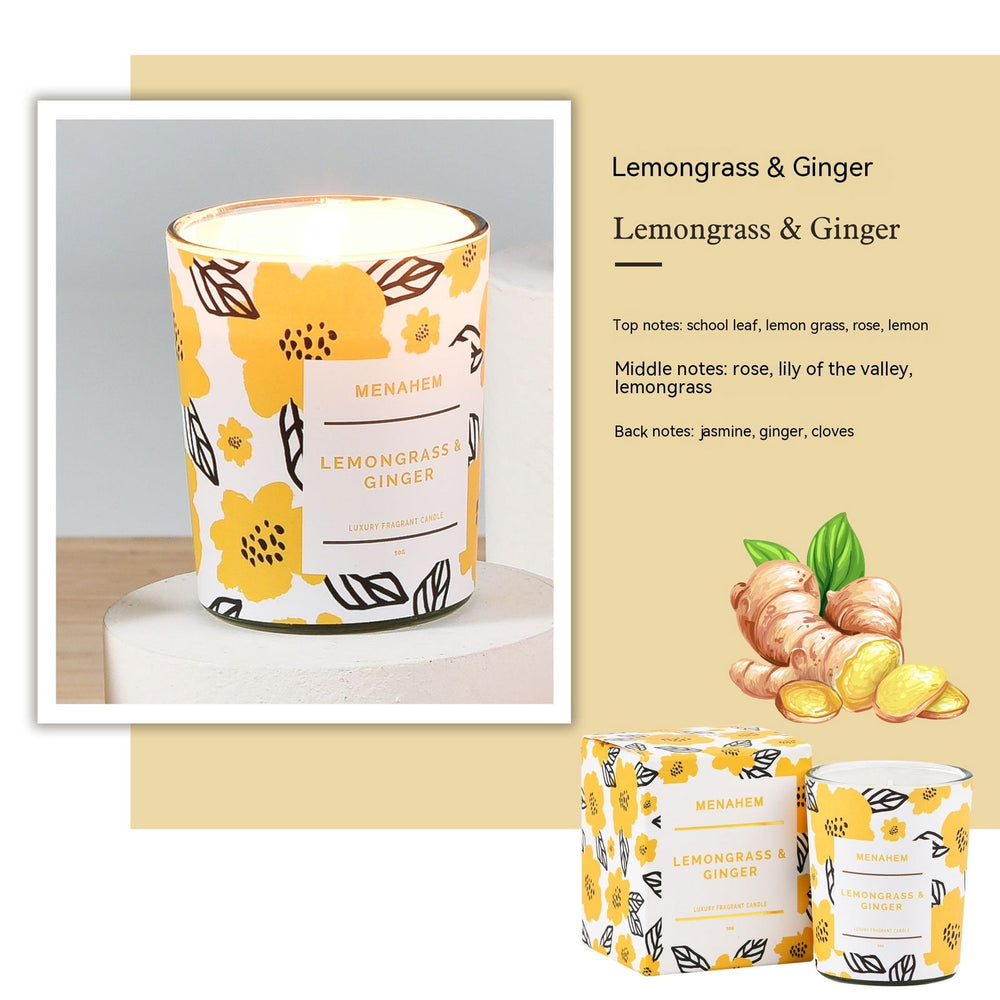 Smoke-Free Aromatherapy Candle Flower Gift – Uplifting Fragrance and Elegance - candletown.net