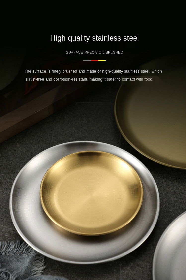 Stainless Steel Candle Plate - No Drip Tray for Safe Candle Use - candletown.net