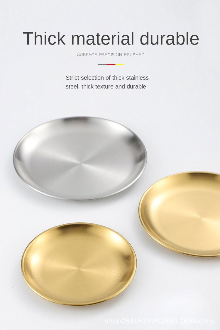 Stainless Steel Candle Plate - No Drip Tray for Safe Candle Use - candletown.net