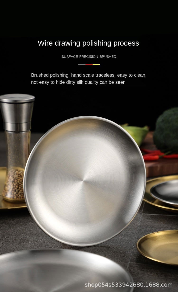 Stainless Steel Candle Plate - No Drip Tray for Safe Candle Use - candletown.net