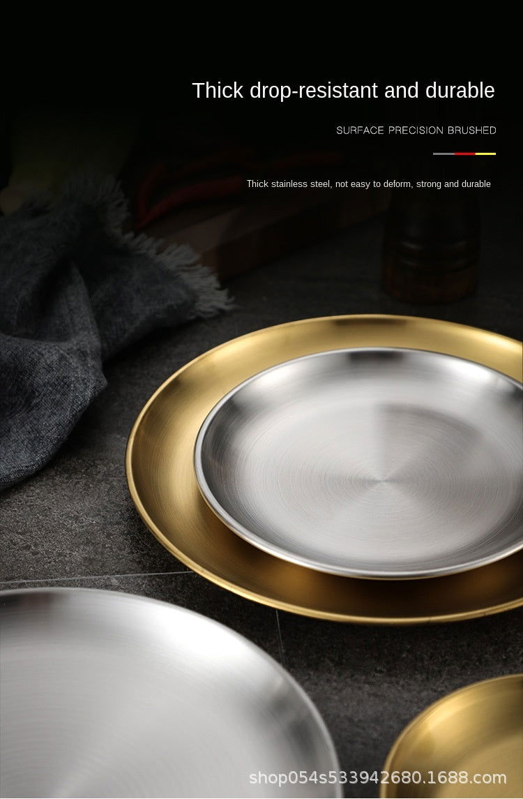 Stainless Steel Candle Plate - No Drip Tray for Safe Candle Use - candletown.net