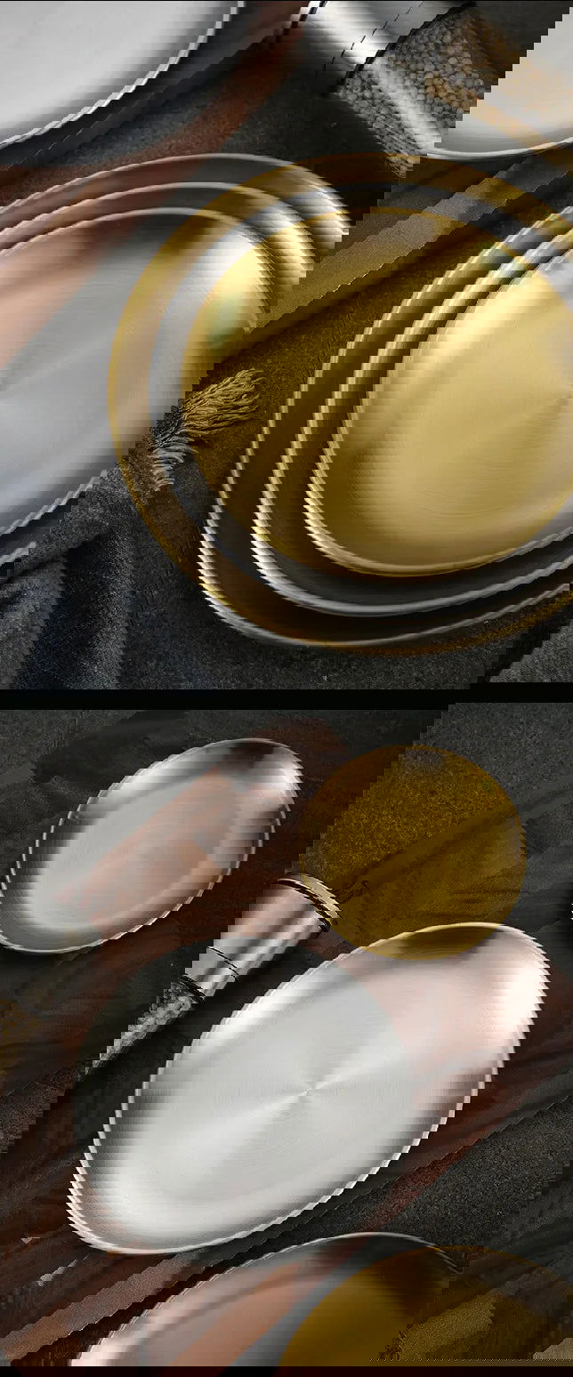 Stainless Steel Candle Plate - No Drip Tray for Safe Candle Use - candletown.net