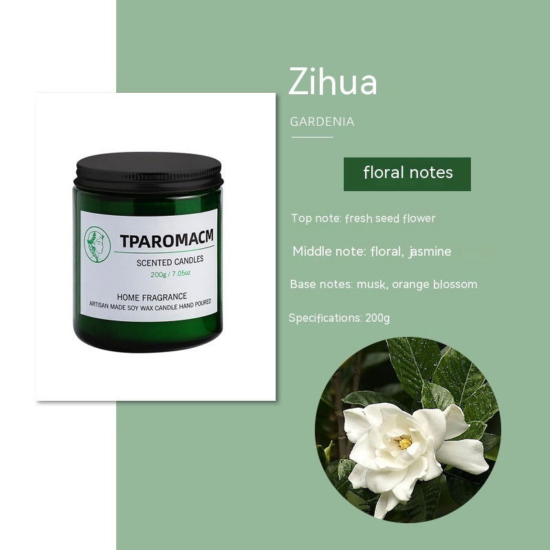 TPAROMACM Smokeless Aromatherapy Glass Candle - Hand-Poured Soy Wax - candletown.net