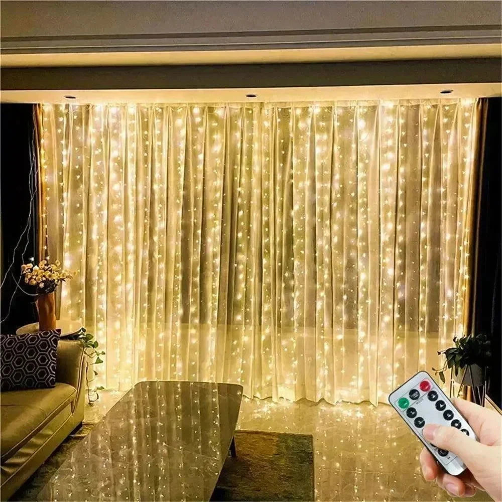 USB LED Curtain String Lights - candletown.net