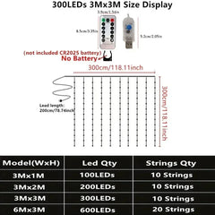 USB LED Curtain String Lights - candletown.net