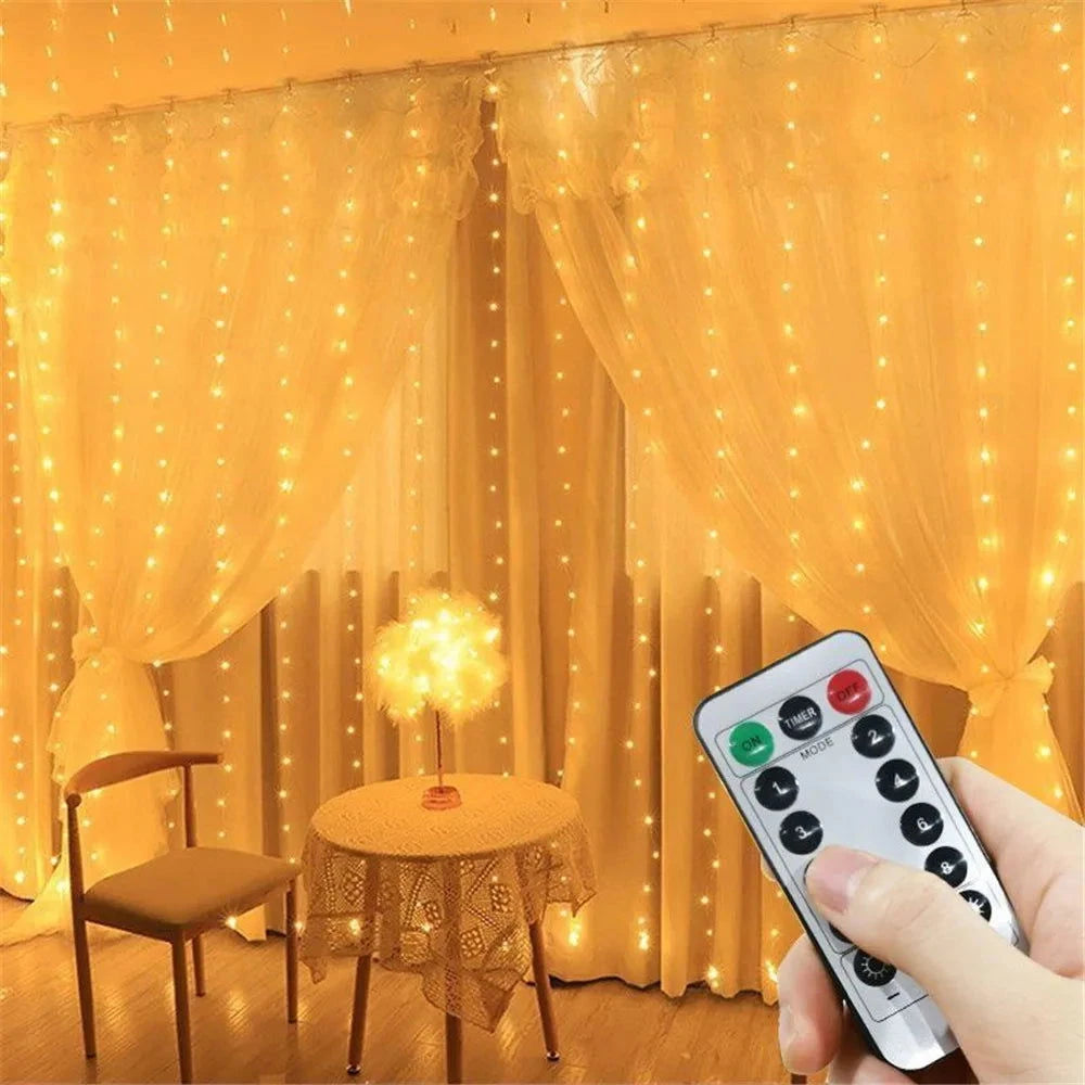 USB LED Curtain String Lights - candletown.net
