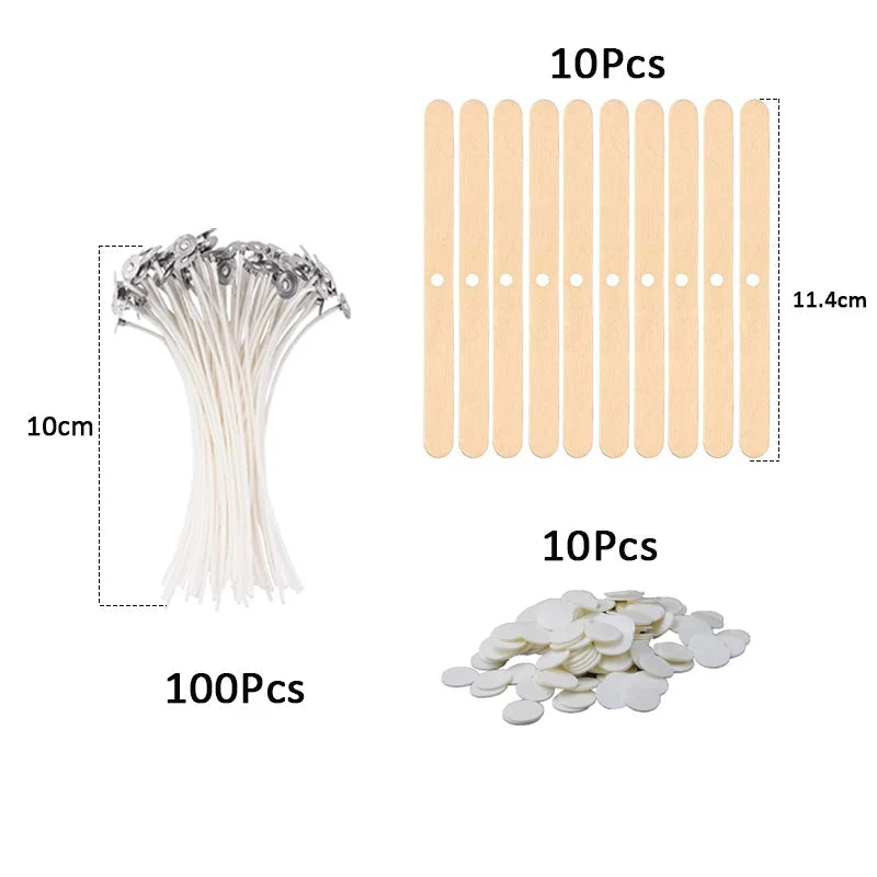 Waxed Cotton Candle Wicks Set - candletown.net