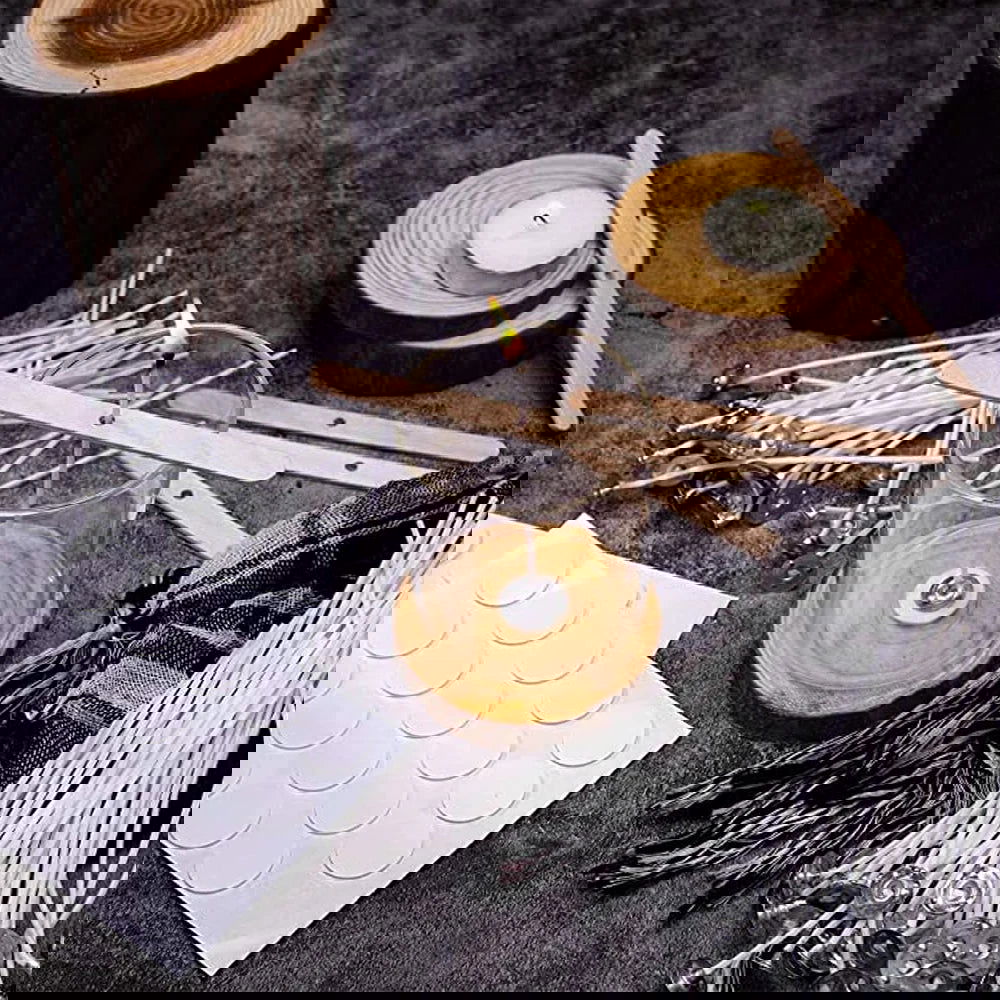 Waxed Cotton Candle Wicks Set – Create Smokeless Candles with Ease - candletown.net