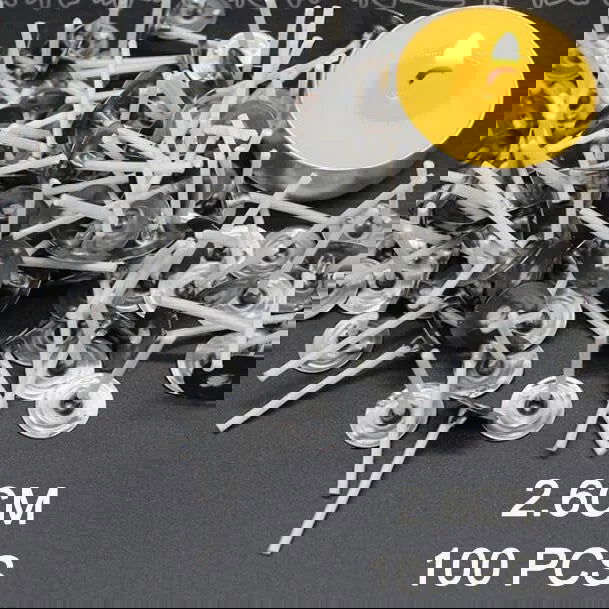 Waxed Cotton Candle Wicks Set – Create Smokeless Candles with Ease - candletown.net