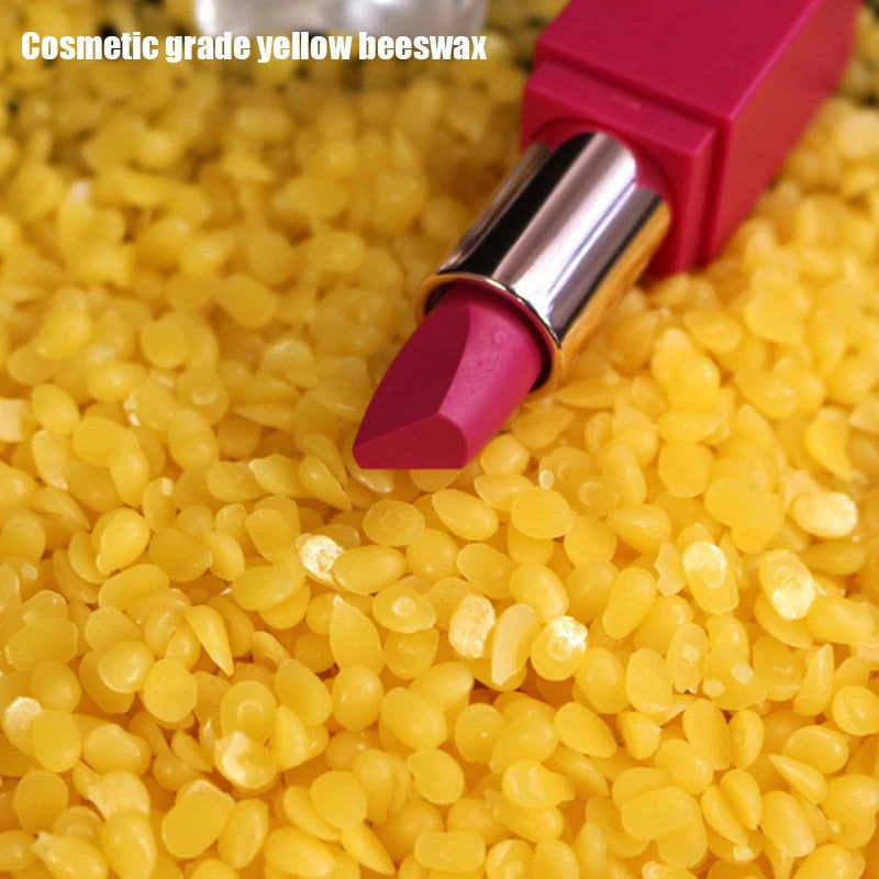 Yellow Beeswax Natural Wax Particles – Perfect for DIY Candle Making, Lipstick, and Cosmetics. - candletown.net