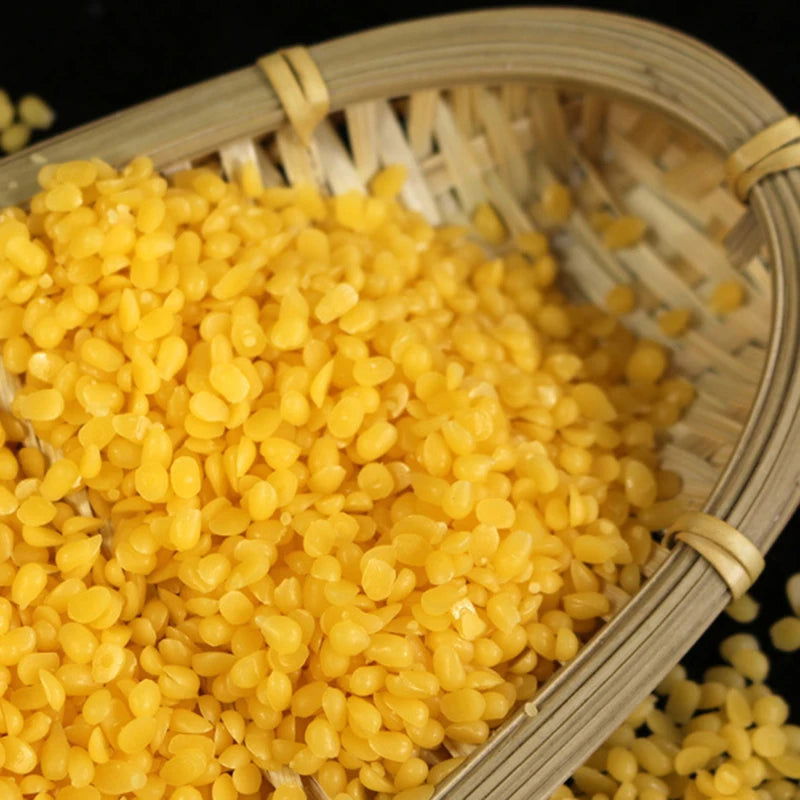 Yellow Beeswax Natural Wax Particles – Perfect for DIY Candle Making, Lipstick, and Cosmetics. - candletown.net
