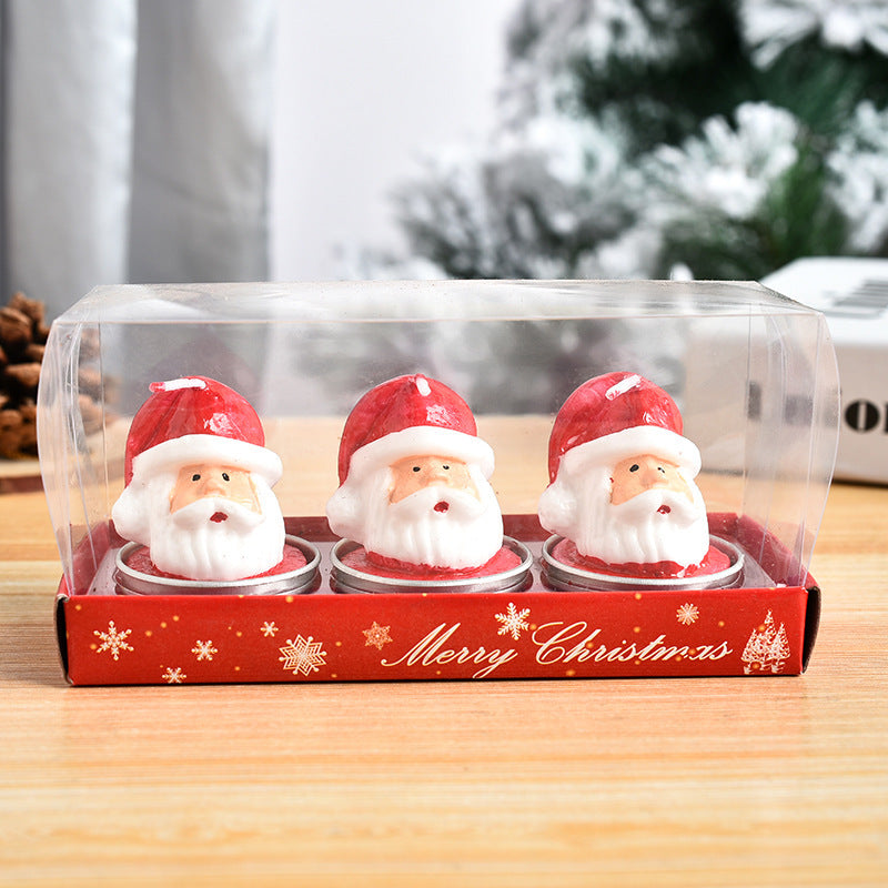 Christmas Craft Gift Candles – 3 Piece Holiday Set