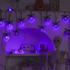 Halloween Spider LED String Lights – 10 LEDs, 1.5 m