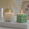 Big Cube Bubble Scented Candle – Modern Sculpted Design