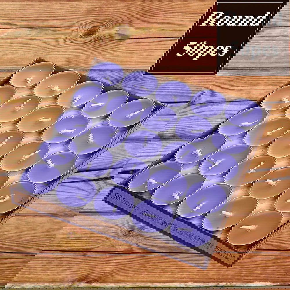 50pcs/set Tea Wax Candle – Perfect for Weddings and Parties - candletown.net
