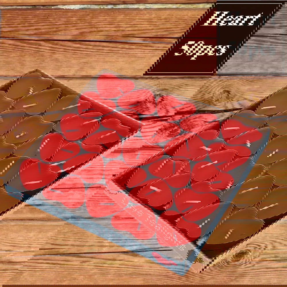 50pcs/set Tea Wax Candle – Perfect for Weddings and Parties - candletown.net